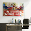 Blend813 - Become Unstoppable - Canvas Wall Art Wolf of Wall Street (sf test)